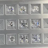 Avira Jewels Meilleur Prix Diamant de laboratoire CVD de 8,00 carats, taille Asscher, couleur F, certifié IGI, qualité excellente, taille brillant, en vrac