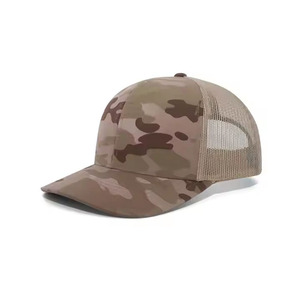 Gorra Trucker Personalizada con Bloques de Color y Parche Tejido, Panel Frontal de Mezclilla, Parte Trasera de Malla de Poliéster, Fabricante OEM, Ideal para el Verano, Novedad - Product Image 2