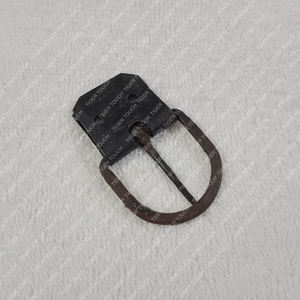 Boucle de ceinture en acier forgé à la main avec chape pour ceintures larges Tiger Touch TT-7522 boucle de suspension d'épée médiévale - Product Image 6