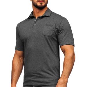 Camiseta de polo de golf personalizada con logotipo bordado en blanco para hombre, camisetas de polo extragrandes para hombre - Product Image 3