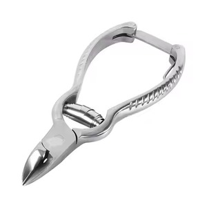 Pince à cuticules et tondeuse professionnelle en acier inoxydable durable avec ouverture de mâchoire large et embouts de lame arrondis pour le soin des ongles des doigts - Product Image 1