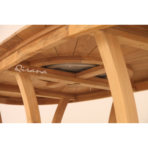 โต๊ะในสวนกลางแจ้งหรูหราดีไซน์เรียบง่ายในไม้สักเนื้อแข็ง - Product Image 3