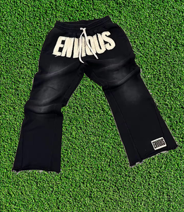 Survêtement brodé effet vieilli pour homme, grande taille, respirant, séchage rapide, polyester/coton, streetwear, motif uni – Collection 2025 – Vente chaude - Product Image 5