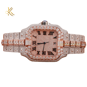 Élégante montre en diamant Moissanite pour femmes avec des caractéristiques haut de gamme, des détails époustouflants et un design sophistiqué pour toutes les occasions - Product Image 1