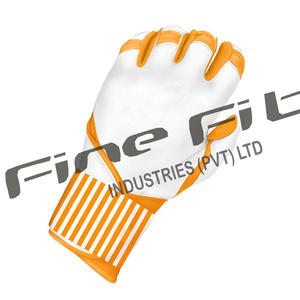 Gants de frappeur de baseball en cuir d'agneau pour adultes, haute qualité, entraînement sportif, fermeture à boucle personnalisée, confortable, durable et respirante - Product Image 2