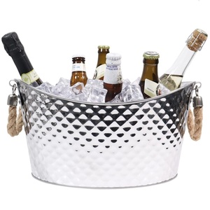 Elegante acabado en oro para champán, cubo de hielo de Metal a prueba de fugas para cerveza y vino para hoteles, bares, restaurantes y ocasiones de fiesta - Product Image 3