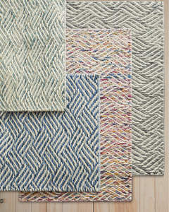 พรมขนสัตว์ลายถักแบบวงแหวนคุณภาพสูงทันสมัย ขนาด 8*10 ฟุต สำหรับห้องนั่งเล่น - Product Image 2