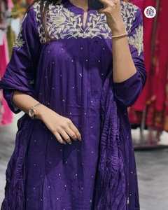 Most Amazing Beautiful Collection with Cool <b>Printed</b> Dupatta Comfortable Wear That Makes All Days Good Dropped Waistline - Product Image 3