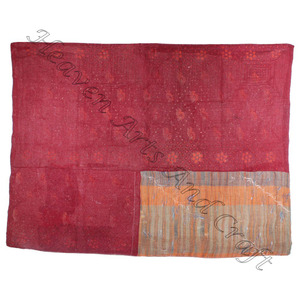 Indian Vintage Cotton Kantha Work <b>Quilt</b> / Throws / Gudari /Blankets Old <b>Bedspread</b> GD019 Kantha Work <b>Quilt</b> Indian Reversible - Product Image 3