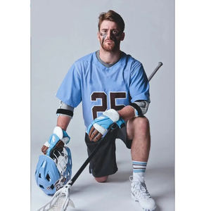 Vente en gros de vêtements de sport de crosse personnalisés, shorts en jersey respirants et extensibles, uniformes à sublimation, vêtements d'équipe OEM - Product Image 5