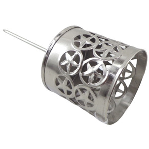 Porte-bijoux en aluminium nickel antique pour dessus de table pour bougie bâton restaurant en vrac fait à la main et personnaliser artisanat - Product Image 4