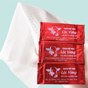 ผ้าเช็ดทำความสะอาดแบบเปียกผ้านอนวูฟเวนเนื้อนุ่มสำหรับเดินทางผ้าเช็ดทำความสะอาดแบบพกพาสะดวกขนาดสั่งทำผลิตในเวียดนาม - Product Image 1