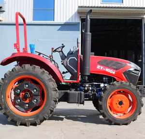 Tractor de ruedas pequeñas, tractor agrícola de 100 caballos de fuerza - Product Image 4