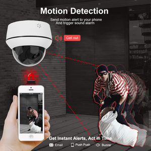 Telecamera IP DMOE di Sicurezza Esterna Hiseeu 5MP con Zoom Ottico 4X, Audio Bidirezionale, Visione Notturna, Tracciamento del Movimento Umano, PTZ, PoE - Product Image 4