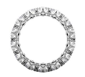 แหวนเพชร2.5กะรัตทรงกลมสำหรับผู้หญิงที่ปลูกในห้องปฏิบัติการแหวนทองคำแท้14K สำหรับเครื่องประดับผู้หญิง - Product Image 2