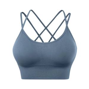 Manufacture Athletic Wear Women High Impact Sports Bra Gym Backless Crop Sports Bra One Shoulder Crop Sports Bra - Product Image 6
