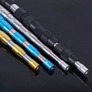 Positionnement télescopique manchon jaune renforcé double verrouillage pêche fruits cueillette pôle <span class=keywords><strong>élagage</strong></span> pôle toon criquet fleur extension - Product Image 2