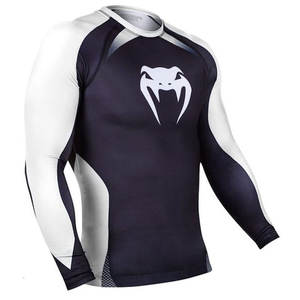 Rash Guards pour MMA BJJ Anti UV Gym Compression Fit Wear Jiu Jitsu Kimono Kimono de Jiu Jitsu HQ Imprimer Vêtements Sublimés - Product Image 2