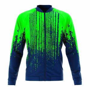 Veste à fermeture éclair intégrale, fabricant OEM ODM |   Chaud, respirant, séchage rapide |   Tailles Homme Femme Jeunesse |   Veste d'entraînement de performance - Product Image 6