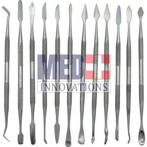Med Innovation 10 PCS Herramientas de tallado de cera de acero inoxidable Juego de instrumentos de depilación dental con estuche - Product Image 2