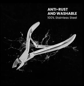 Pince à ongles à cuticules à lame incurvée finition miroir tondeuse tranchante pour ongles épais et incarnés pince à ongles à pointe de 3mm - Product Image 3