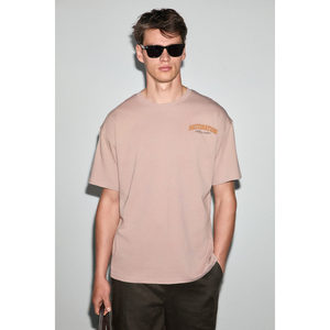 GRIMELANGE ESPADA Camiseta con detalle estampado y cuello redondo 100% algodón orgánico para hombre - Product Image 3