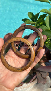 Brazalete de Incrustaciones de Hueso Premium, Joyería de Moda Artesanal con Engaste de Bisel para Regalo Unisex, Ocasión Comercial - Product Image 2