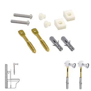 Kit Sanitaire Fixation WC Horizontal 5x70 mm. (2 Pièces) - Product Image 1