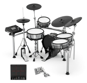 Kit de Batería Electrónica Original de Alta Calidad, Kit Completo con Pedal de Bombo, Soporte para Hi-Hat y Trono de Batería - Product Image 2