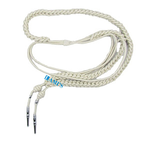 Aiguillette de qualité supérieure uniforme de cérémonie Aiguillette d'événement uniforme avec pointes dorées - Product Image 6