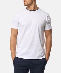 Meilleures ventes d'été coupe régulière 300GSM T-shirt à logo personnalisé vierge sérigraphié pour hommes - Product Image 6