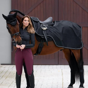 Couverture de cheval équestre de haute qualité imperméable respirant tapis léger conception personnalisable couverture de tapis de cheval - Product Image 5