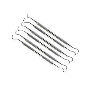 Escalador de Hoz dental Juego de 6 piezas Instrumentos de acero inoxidable de alta calidad Escaladores de doble extremo - Product Image 6