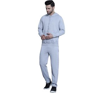 Venta al por mayor de encargo de los hombres XL de gran tamaño grueso en blanco de peso pesado 100% algodón con capucha chándal ropa deportiva para uso en el gimnasio - Product Image 4
