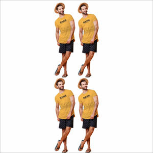 Créez votre propre produit T-shirts pour hommes en coton Nouveau design T-shirts pour hommes Street Wear T-shirts pour hommes - Product Image 6