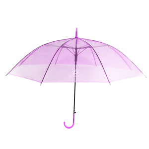 Ombrello Trasparente dal Design Minimalista, Automatico Semi-Articolato a Tre Pieghe, Parasole Dritto per Viaggi - Product Image 5