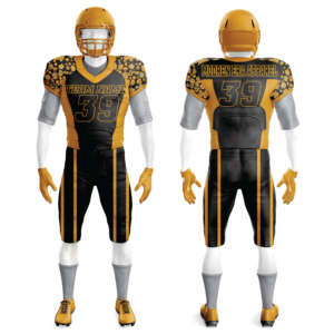 Uniforme de fútbol americano de talla grande personalizado conjuntos de camisetas transpirable impreso sublimación en blanco para jóvenes adultos ropa de equipo al por mayor - Product Image 3