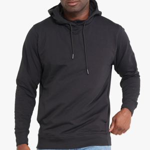 Sweat-shirts à capuche en coton biologique pour hommes Sweat-shirt à capuche en molleton personnalisé pour hommes Pull uni Streetwear en gros - Product Image 1