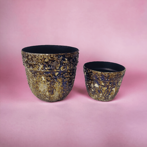 Mosaico de aspecto antiguo, tarro de Metal acabado a mano de lujo, recipientes para velas, vidrio de cerámica multiusos de alta calidad, Festival de bodas - Product Image 3