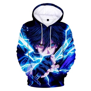 Sudadera con capucha oversize al por mayor, sudaderas con capucha lisas, logotipo personalizado, estampado por sublimación 3D, diseño de anime y dibujos animados para hombre, sudadera con capucha de punto. - Product Image 1