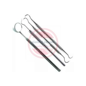 ชุดเครื่องมือตรวจฟันชุดเครื่องมือทันตกรรมสแตนเลสพรีเมี่ยมจำนวน4ชิ้น - Product Image 2