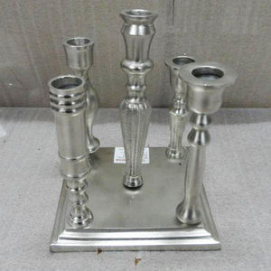 Candelabro de aluminio de diseño moderno y lujoso, soporte de vela antiguo pulido, superventas - Product Image 5