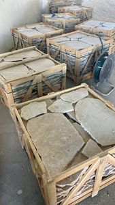 2025 Classic Light Brown Outdoor <strong>Garden</strong> <strong>Steps</strong> Flagstone Irregular Sizes Crazy Paving <strong>Stone</strong> Tiles for Driveway Made in Turkiye - Product Image 2