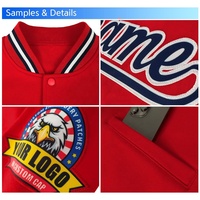 Veste de baseball universitaire personnalisée pour hommes veste fendue Letterman bombardier coupe-vent veste légère manteau pour adultes et jeunes