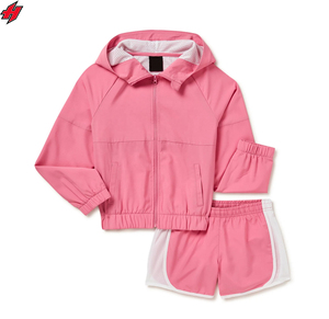 เซ็ตกางเกงขาสั้นกันลมสำหรับผู้หญิงกางเกงขาสั้นกันลมแบบสั้นสำหรับผู้หญิงชุดกีฬาผลิตจากโรงงาน - Product Image 6