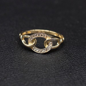 Anillo de cúpula para mujer de diseño definitivo Anillo de Plata de Ley 925 con regalo chapado en oro de 18 quilates para ella - Product Image 4