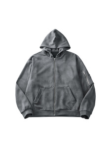 Autumn and Winter New <b>Men's</b> Hoodie Light Mature Simple Loose <b>Zipper</b> Fashion Hooded <b>Cardigan</b> Coat hoodies - Product Image 5