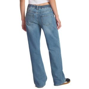 Pantalon d'été pour femmes Pantalon décontracté Streetwear Trendy Jeans Fashion Loose Wide-Leg Straight Leg Baggy Vintage Women Jeans Pants - Product Image 5