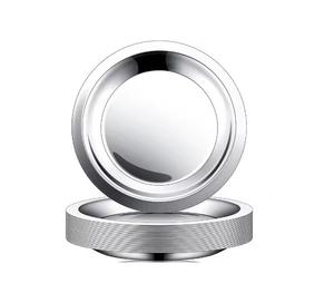 Tasse à thé en métal irrégulière sous-verre tapis et tampons tasse à café soucoupes plats en métal sous-verre - Product Image 5