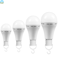 Ampoule LED d'urgence rechargeable Downlight 6500K 7W 9W 12W Ampoule à piles E27 B22 pour hôpital scolaire à domicile